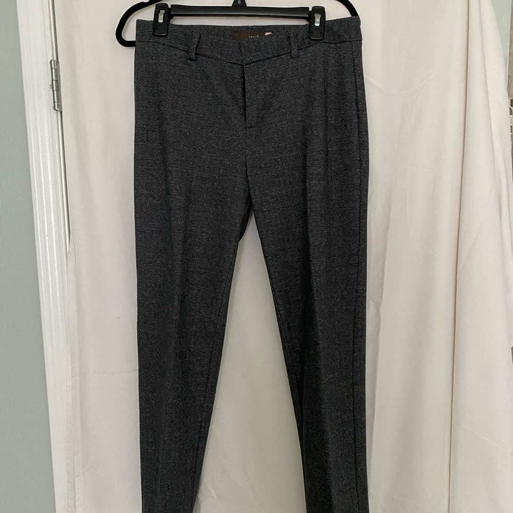Crosby black and white tweed Straight Leg Pant